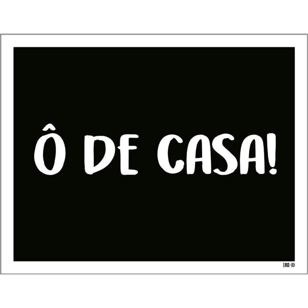 Kit 3 Placas Decorativa - Ô De Casa