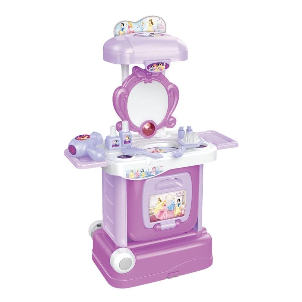 Mala De Viagem Penteadeira 2 Em 1 Princesas Disney Multikids