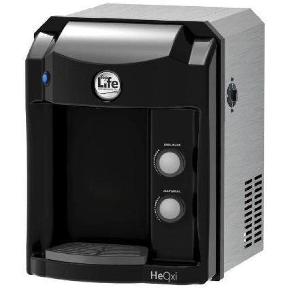 Purificador De Água Alcalina Com Ozônio Top Life Preto 220 V