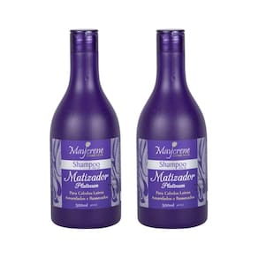 Condicionador Maycrene Matizador Platinum 500Ml - Kit 2Un