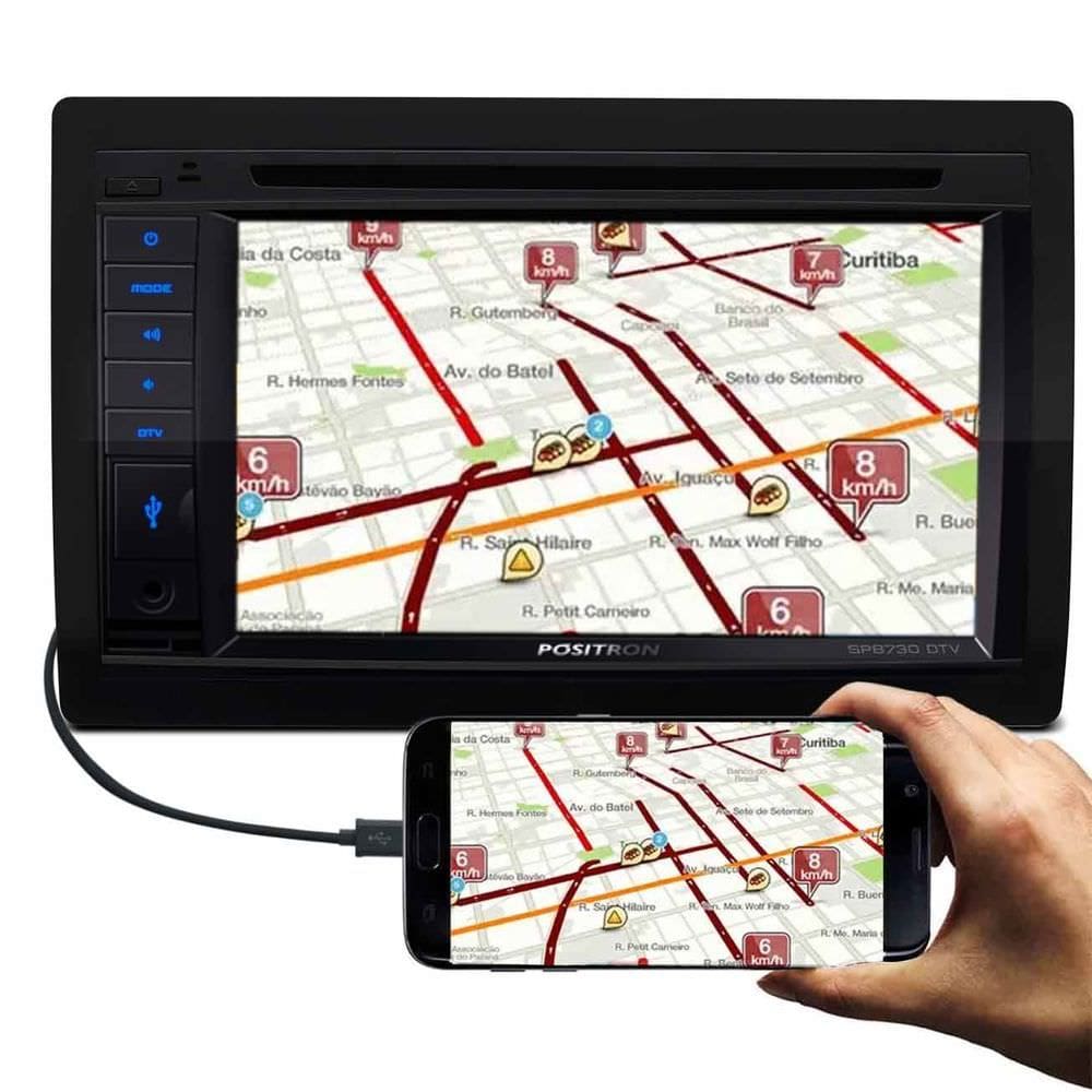 Central Multimídia Pósitron SP8730 6.2 DTV Bluetooth