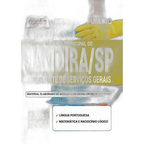 Apostila Câmara Jandira Sp - Assistente De Serviços Gerais
