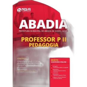 Apostila Abadia De Goiás Go - Professor Pii - Pedagogia