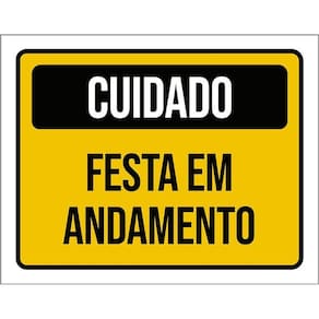 Kit 3 Placas Aniversário Criança Festa Em Andamento