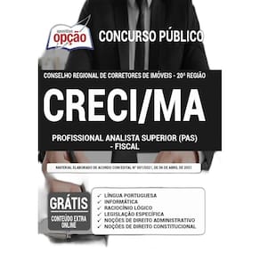 Apostila Creci Ma - Profissional Analista Superior - Fiscal