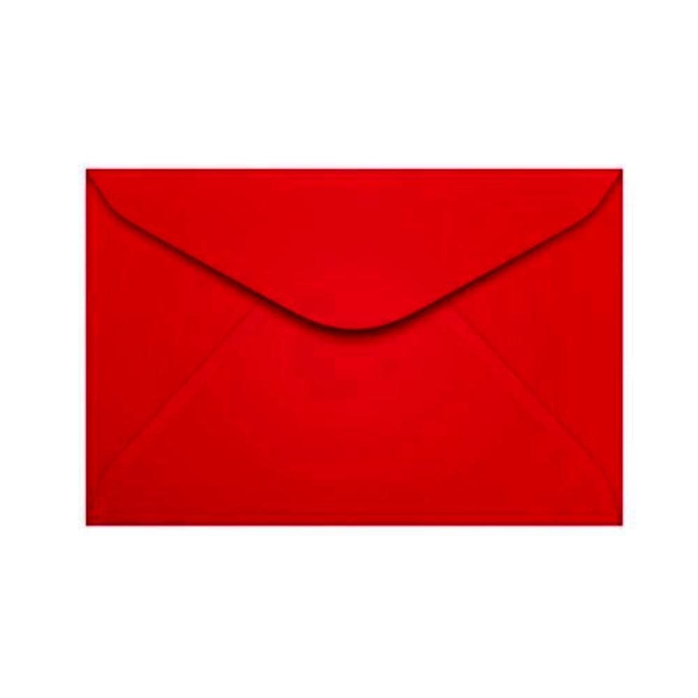 Envelope Visita Foroni 80G 72X108Mm Vermelho Com 100 Un.