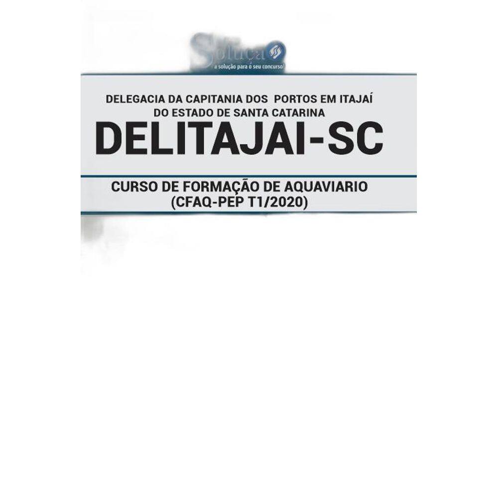 Concurso DelItajaí 2020 - Formação Aquaviário CFAQ-PEP