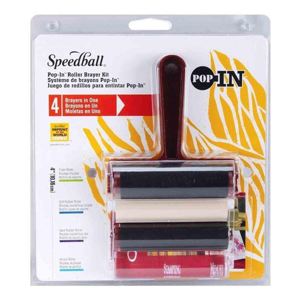 Kit Para Xilogravura E Gravura Em Metal 4 Em 1 Speedball