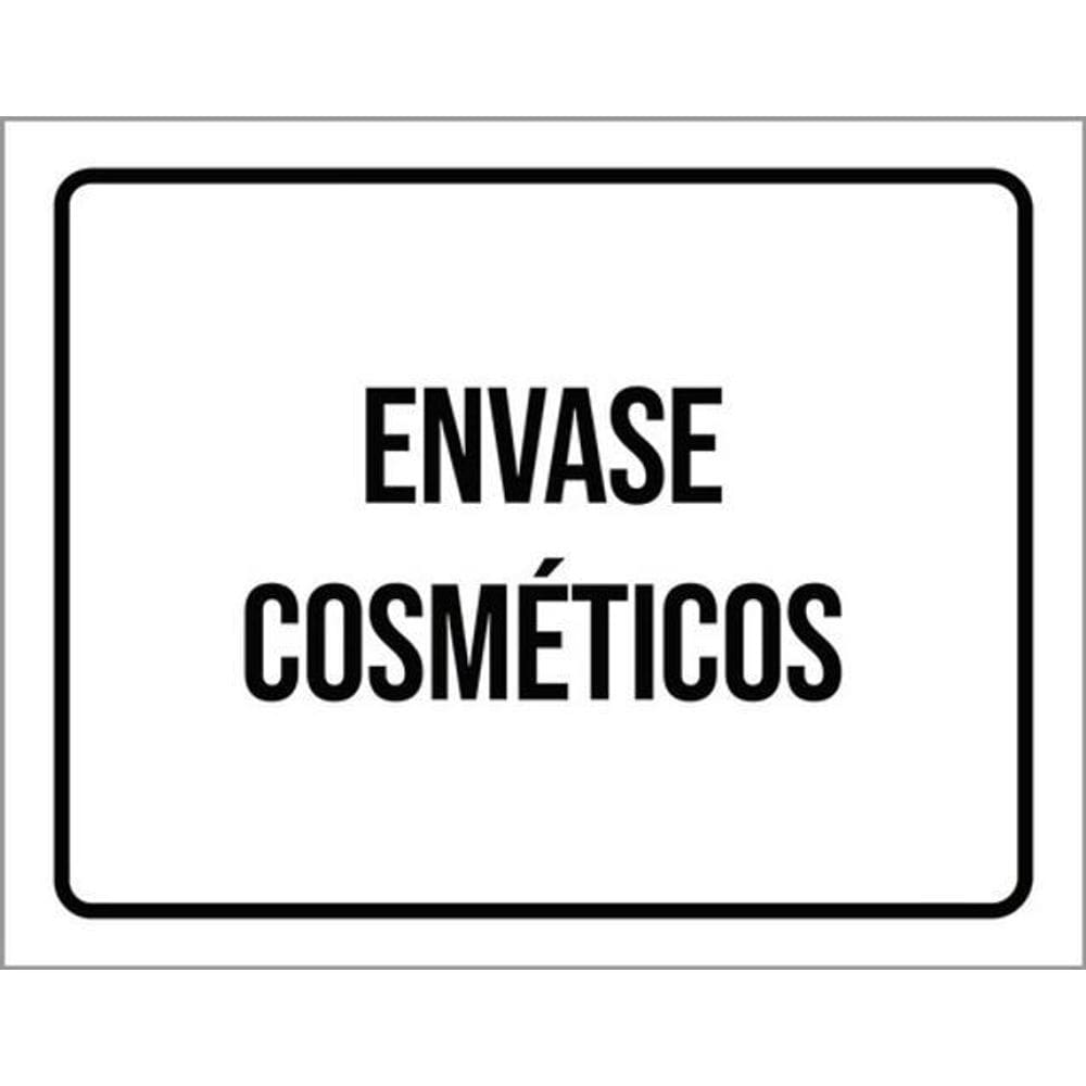 Kit 3 Placas Envase Cosméticos