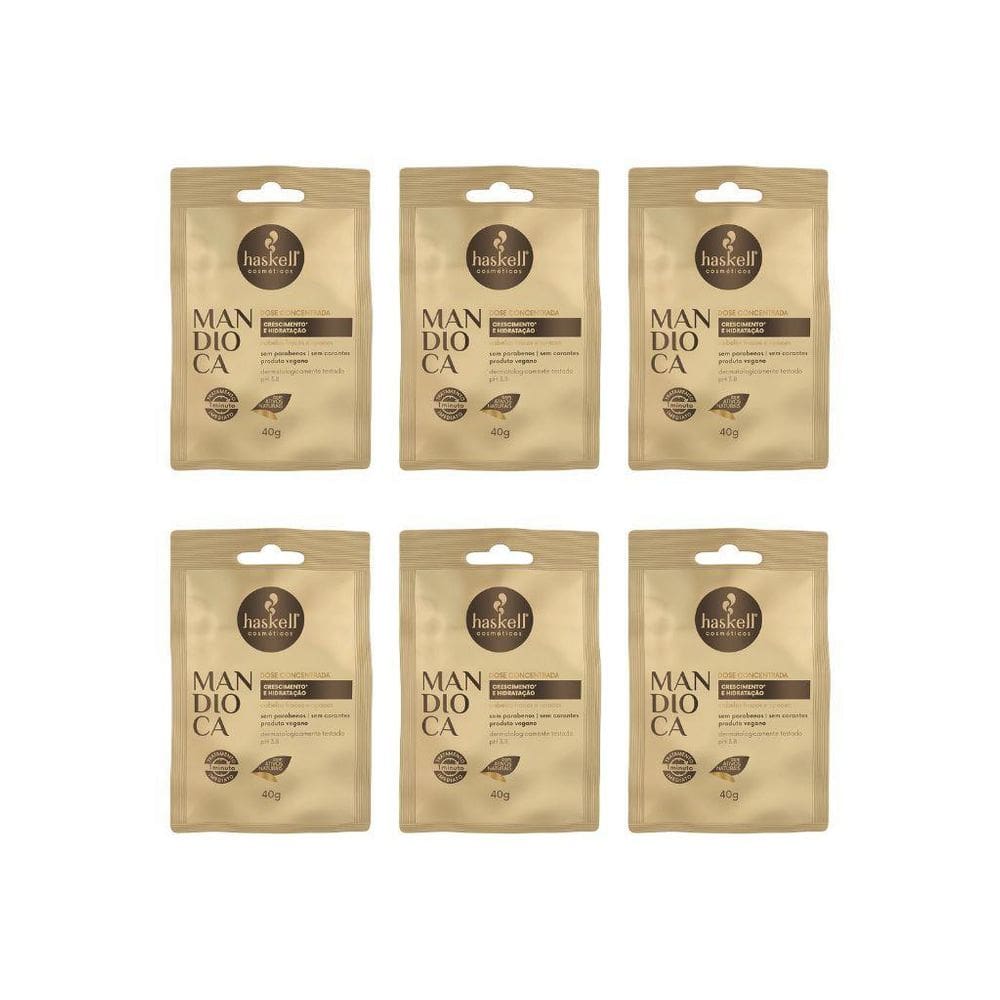 Dose Concentrada Haskell 40G Mandioca - Kit Com 6Un