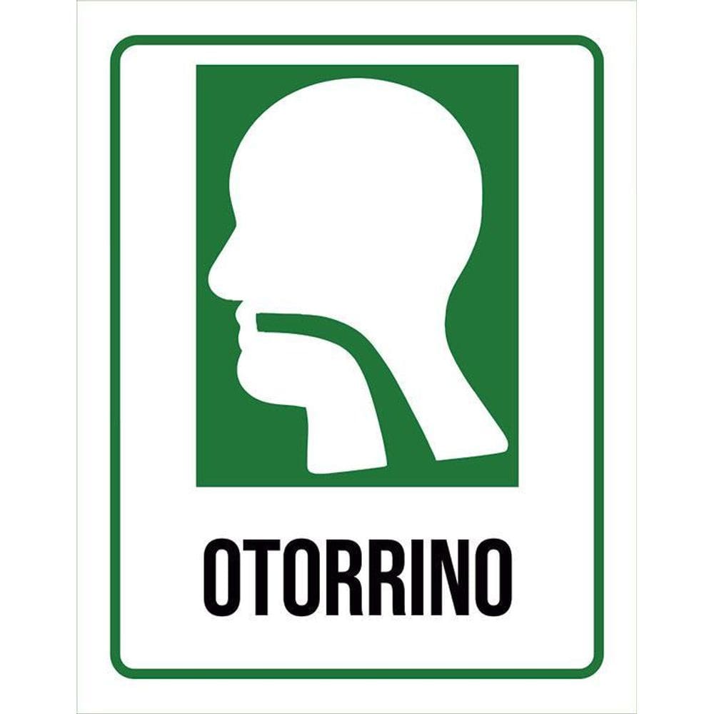 Kit 3 Placas Sinalização Hospitalar Otorrino