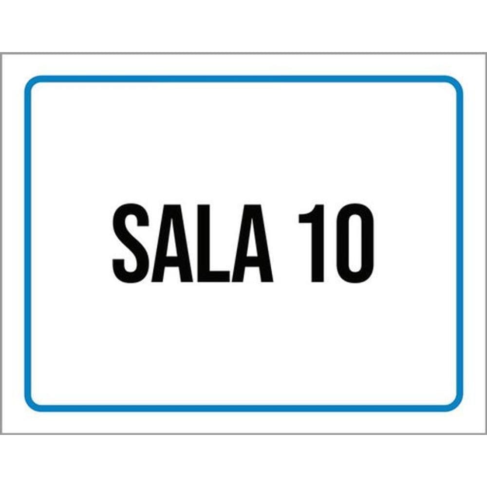 Kit 3 Placas Sala 10