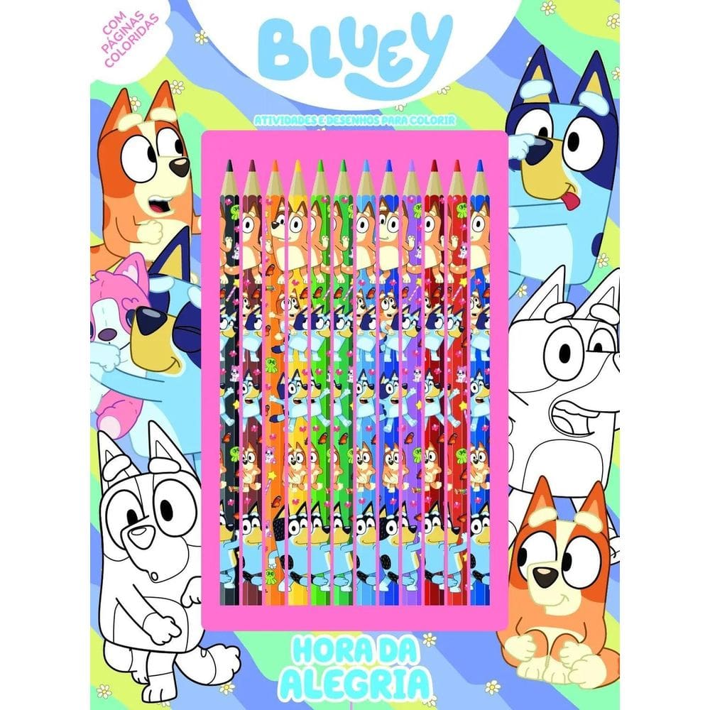 Hora Da Alegria - Atividades E Desenhos - Bluey