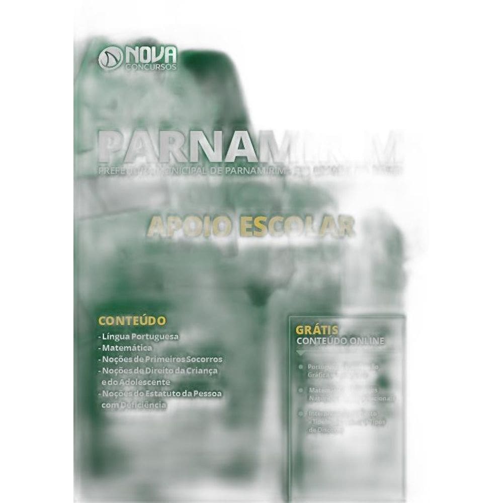 Apostila Prefeitura Parnamirim Rn - Apoio Escolar