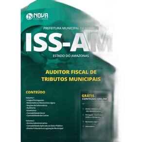 Apostila ISSAm 2019 Auditor Fiscal de Tributos Municipais