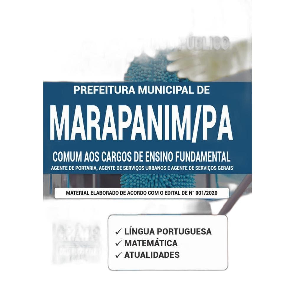 Apostila Marapanim Pa - Cargos De Ensino Fundamental