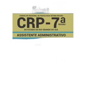 Apostila Concurso CRP 7 2019 Assistente Adminsitrativo