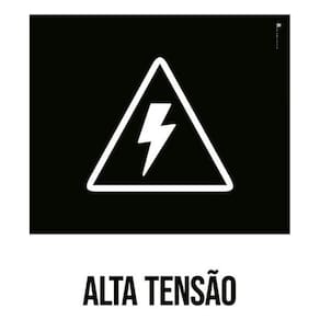 Kit 3 Placas Desenho - Alta Tensão