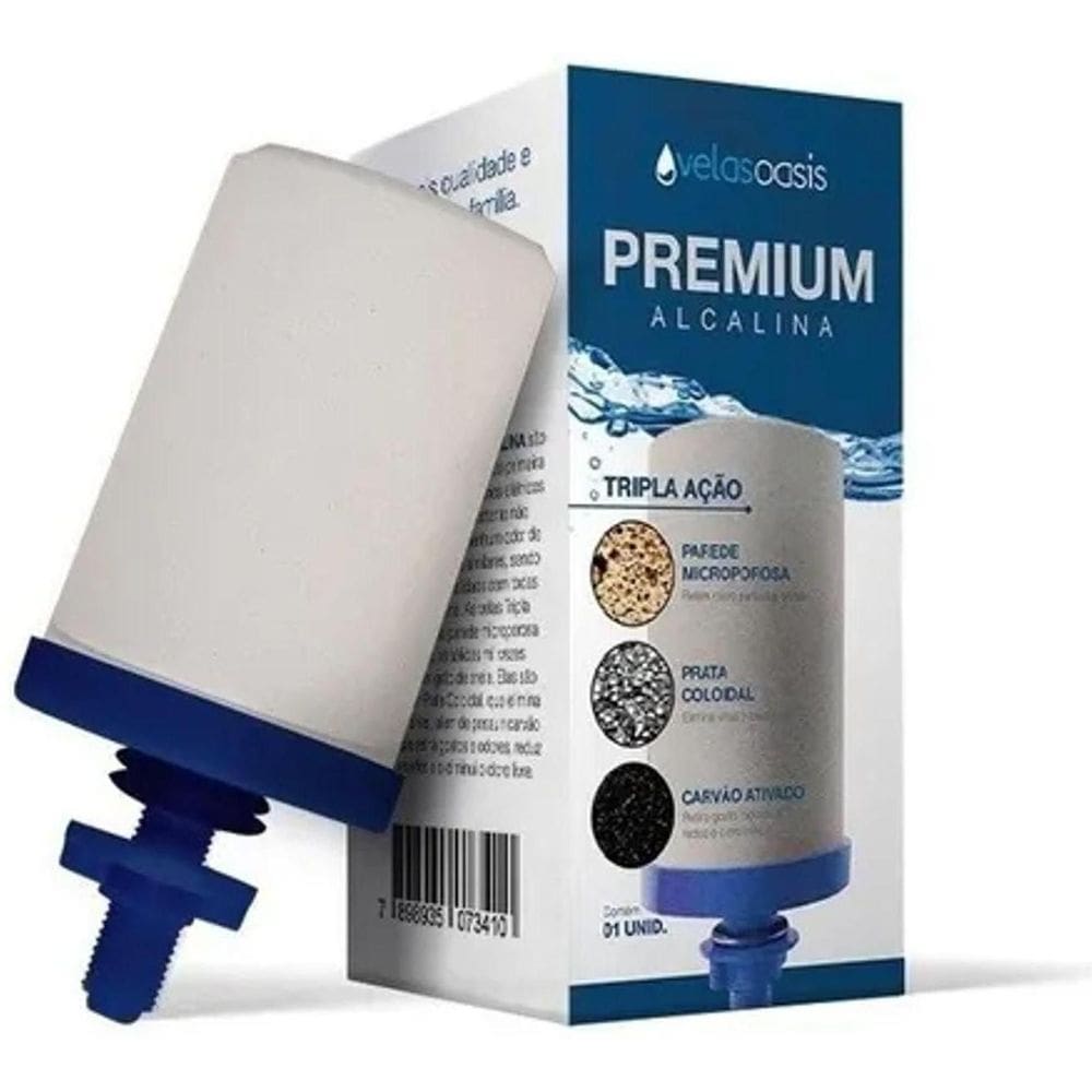 Kit 1 Boia E 1 Vela Tripla Ação Para Filtro De Barro