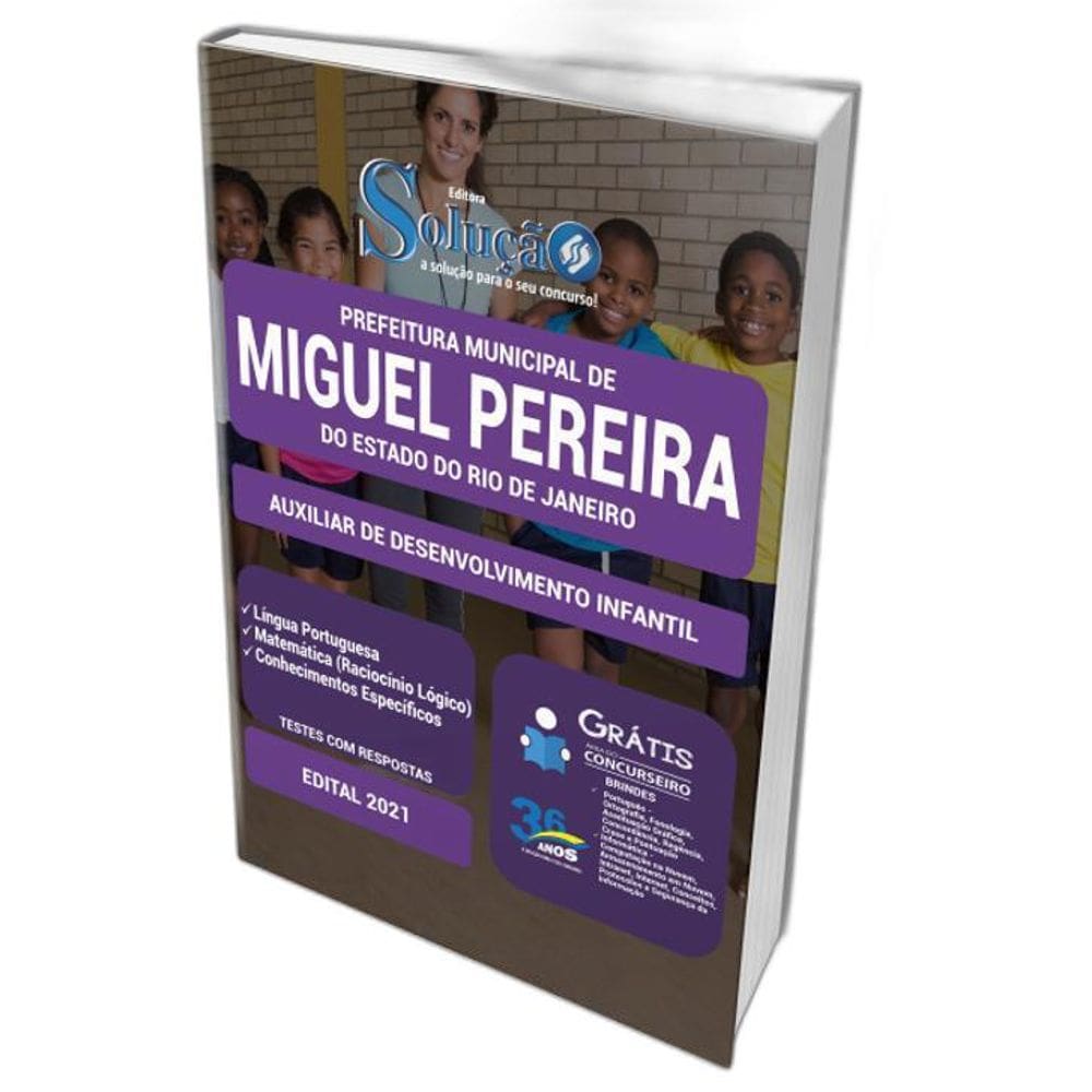 Apostila Miguel Pereira Rj Auxiliar Desenvolvimento Infantil