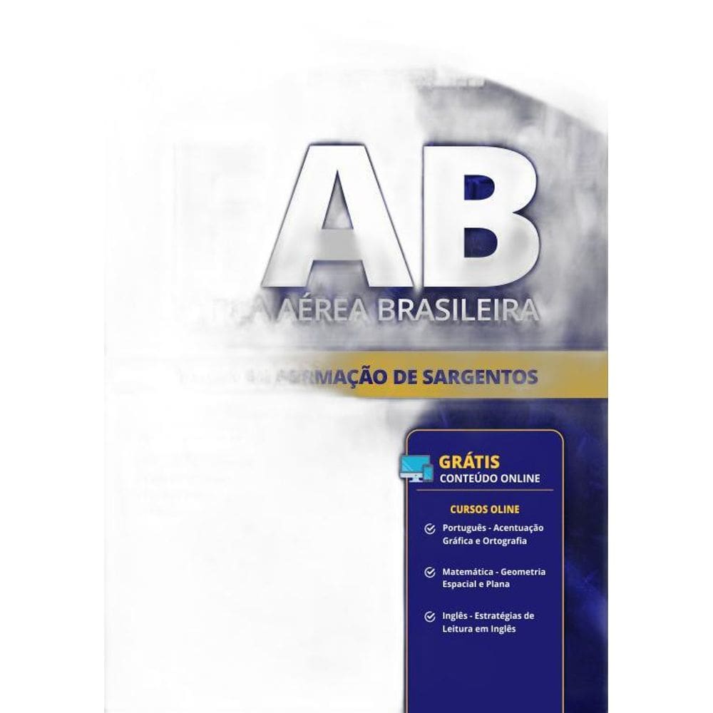 Apostila Aeronáutica  FAB  2019 - Curso Formação Sargentos