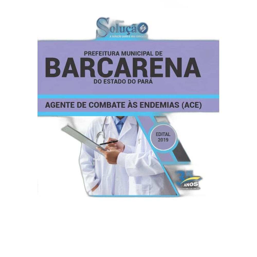 Apostila Barcarena PA 2019 Agente Combate Endemias  ACE 