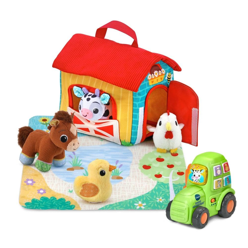 Conjunto de jogos VTech Baby Barnyard Adventure com sons de animais