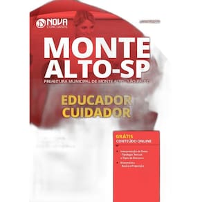 Apostila Prefeitura Monte Alto Sp - Educador