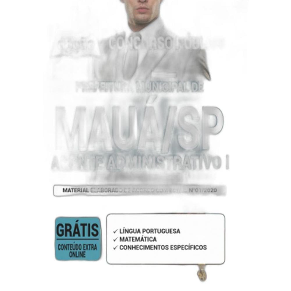 Apostila Concurso Mauá Sp - Agente Administrativo 1