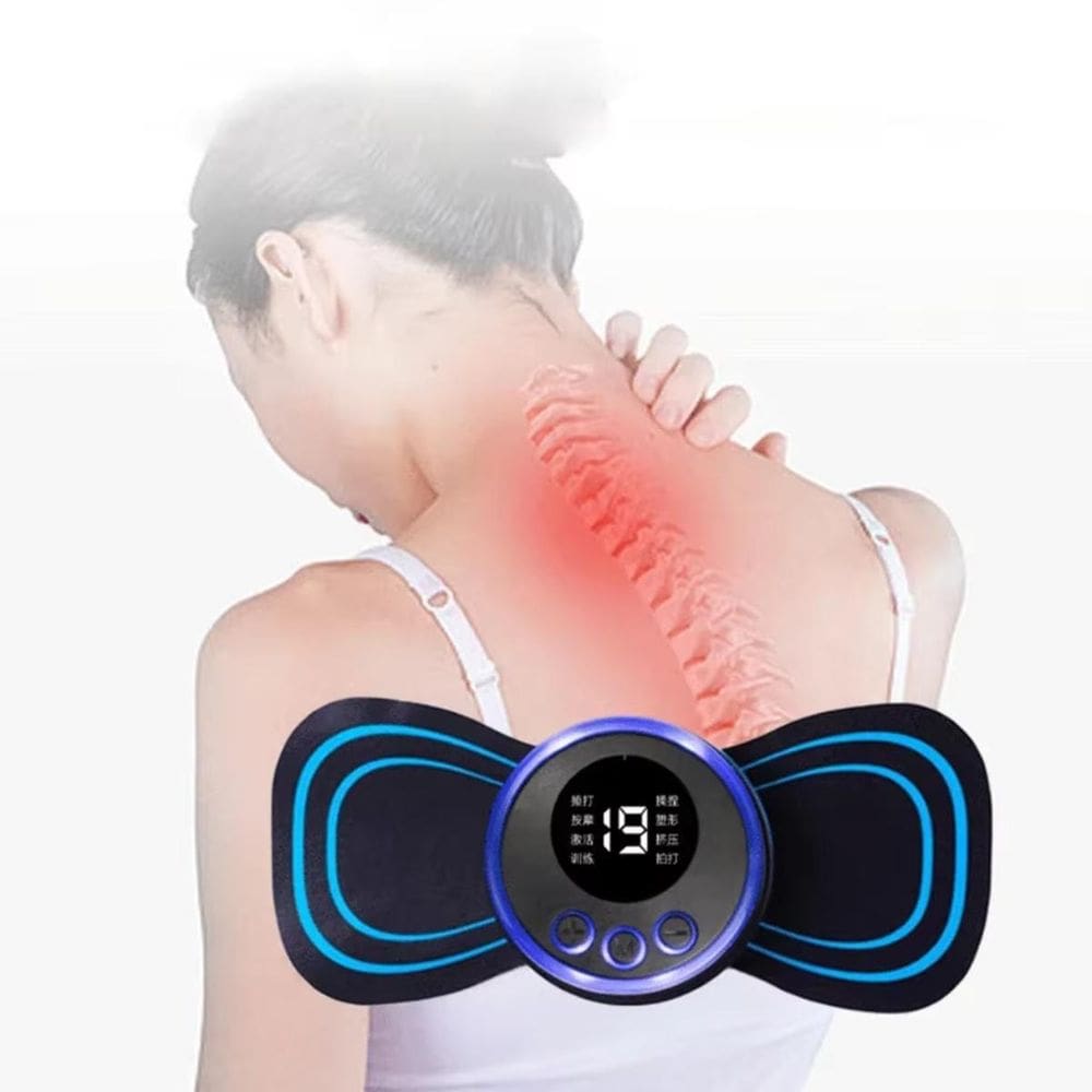 Massageador Elétrico Portátil Para Alívio De Dores Na Coluna