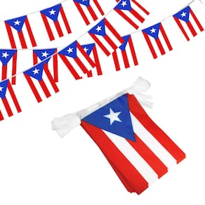 Bandeira de cordas, bandeiras, bandeiras, Anley, Porto Rico, 33 pés, 38 bandeiras