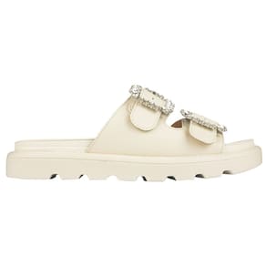 Sandália Papete Vizzano Flat Form Tira Fivela