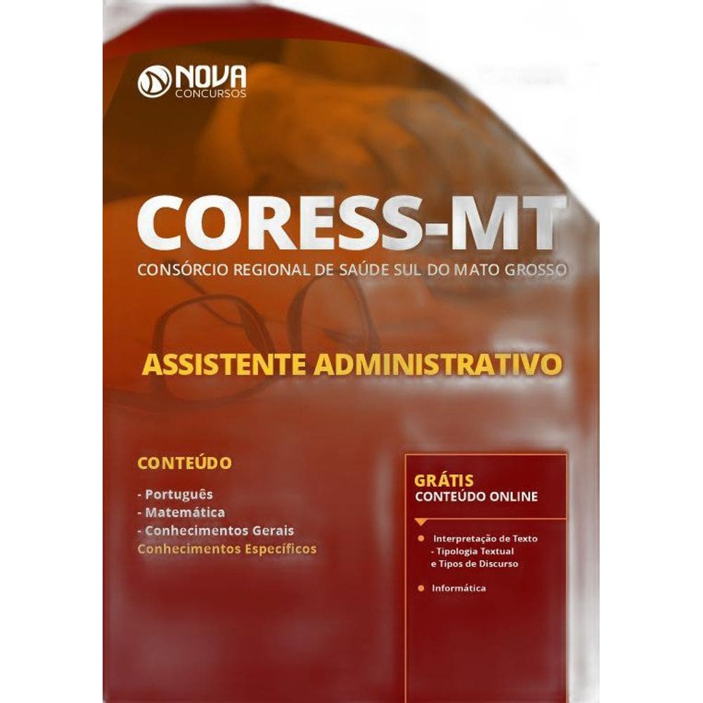 Apostila CORESSMT 2019  Assistente Administrativo