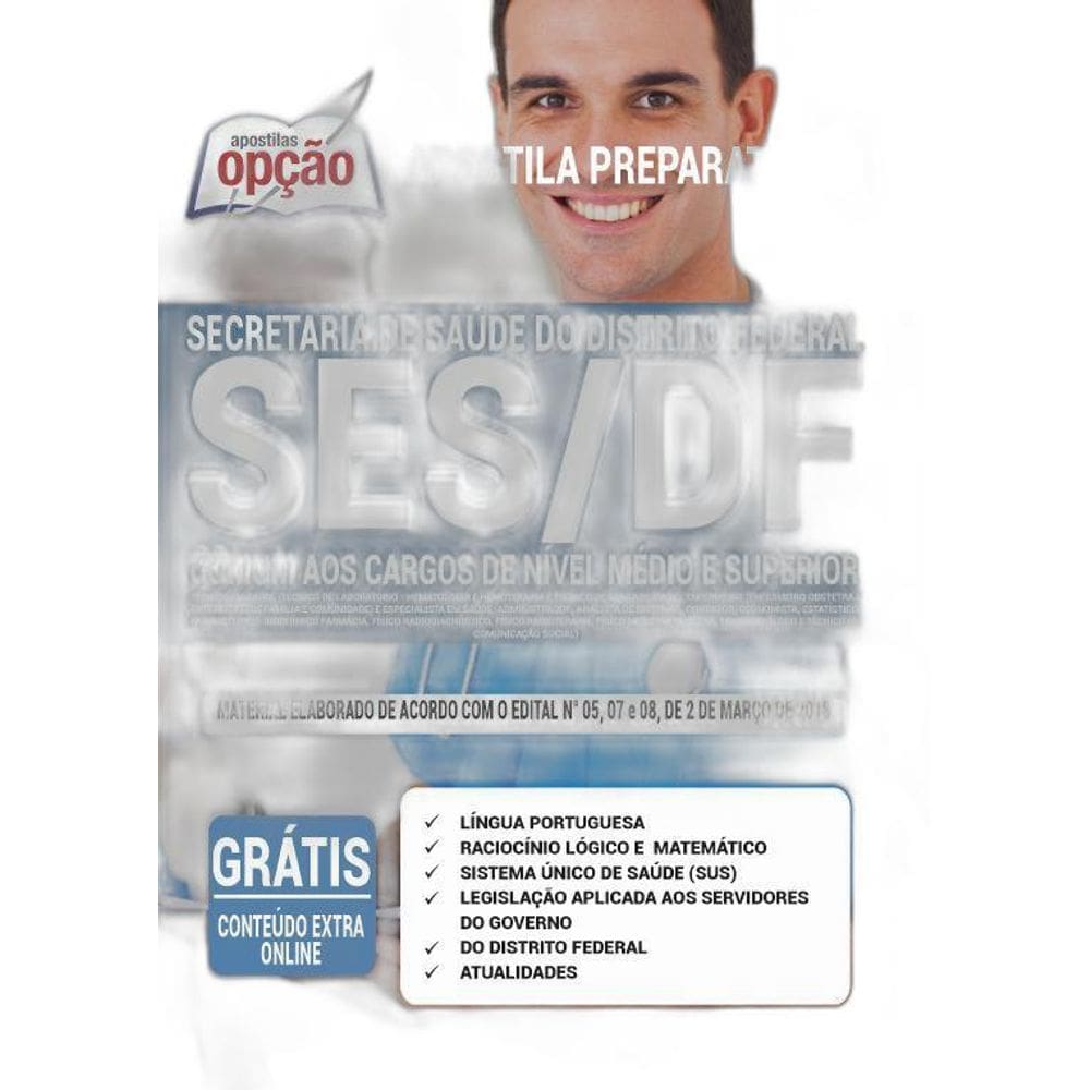 Apostila Ses Df - Secretaria De Saúde Do Distrito Federal