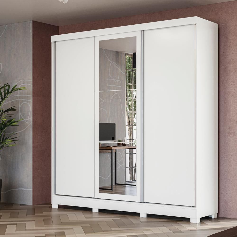 Guarda-roupa Casal 3 Por Rever De Correr 3 Esp 2 Cabideiros