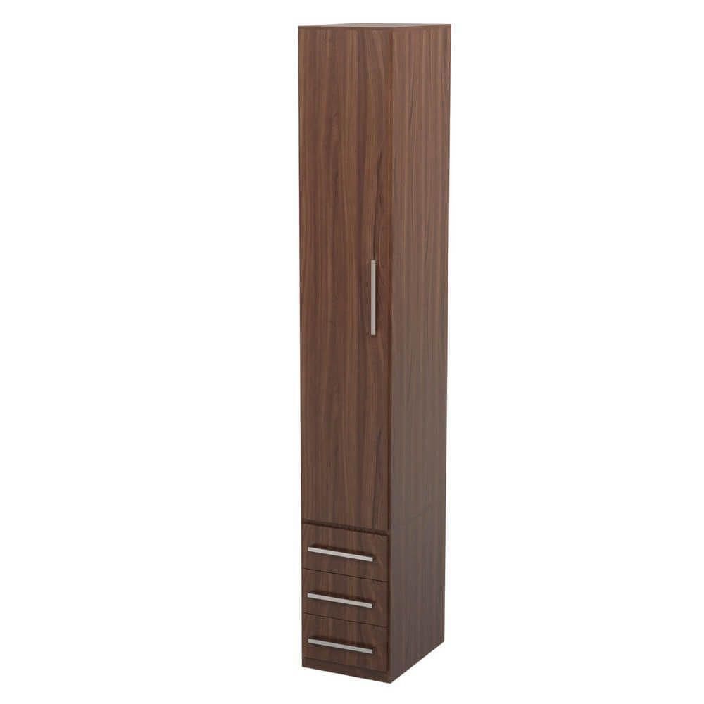 Guarda-roupa De 1 Porta Com 3 Gavetas 1232 Esquerdo San Remo