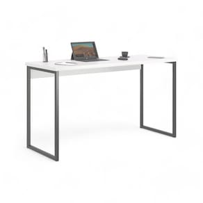 Mesa Home Office Escrivaninha Industriale 1,20 Branco