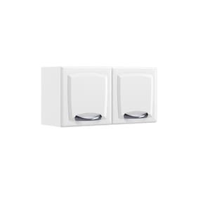 Armário Aéreo De Cozinha Branco 2 Portas Gel New Premium