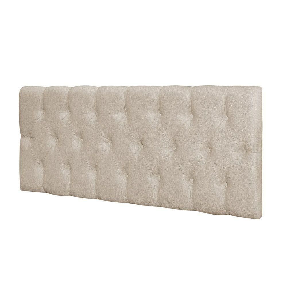 Painel Cabeceira Paris Queen Para Cama Box 1,58 Pávia Areia