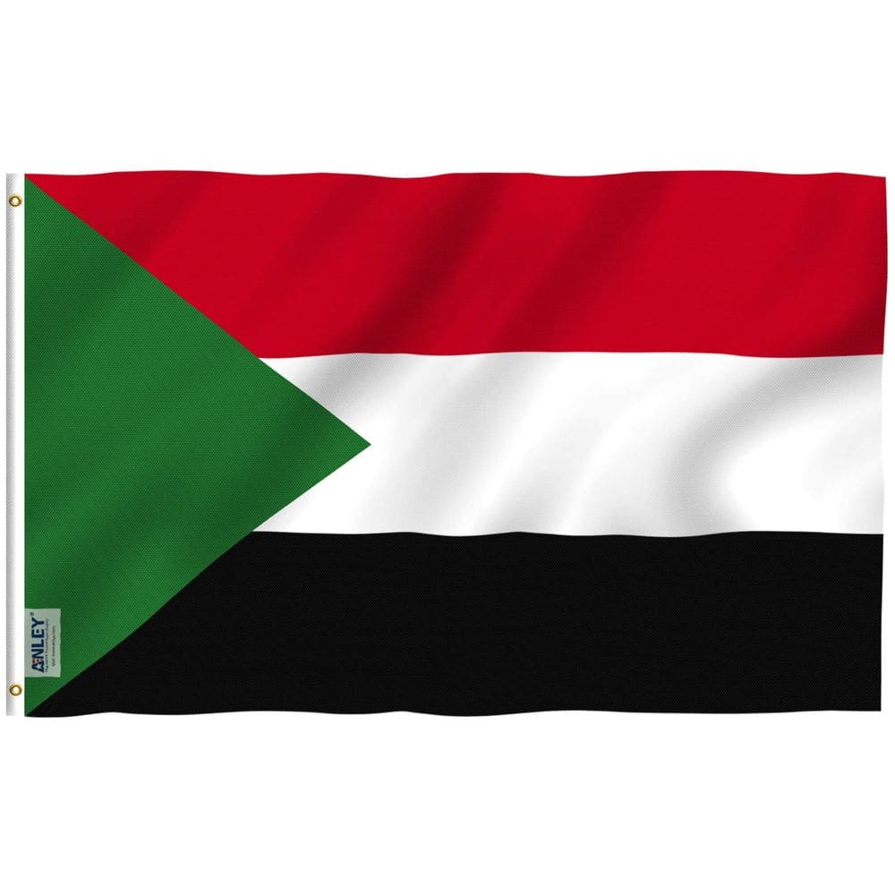 Bandeira Anley Fly Breeze Sudan 90x150cm Poliéster