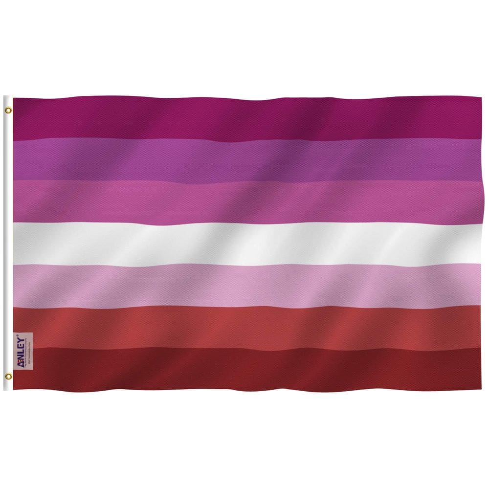 Bandeira Anley Fly Breeze Lesbian Pride 90x150cm - Poliéster
