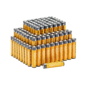 Bateria Amazon Basics AAA alcalina 1,5 V, pacote com 100
