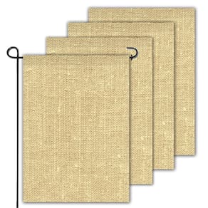 Bandeira de jardim Anley Blank Burlap 45x30cm, artesanato personalizado DIY