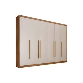 Guarda Roupa Casal 6 Portas E 6 Gavetas Bragaça-coimbra Freijo Cumaru C- Fendi