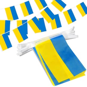 Bandeira de cordas, bandeiras, bandeiras, bandeiras, Anley, Ucrânia, 33 pés, 38 bandeiras