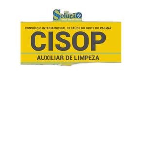 Apostila Concurso Cisop 2019 - Auxiliar De Limpeza