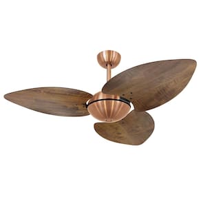 Ventilador Teto Volare Cobre Dunamis S3 Rádica Imbuia 220V