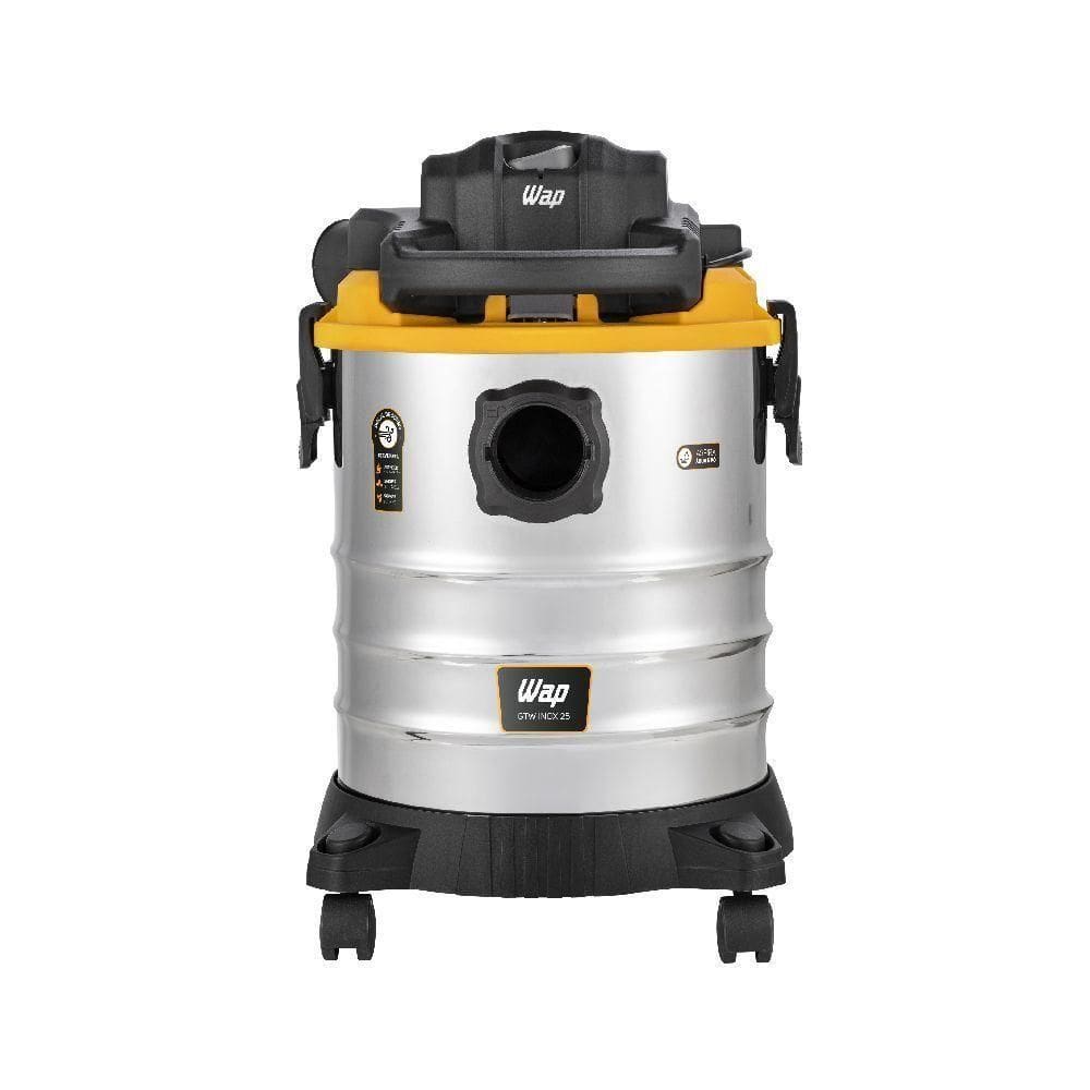 Aspirador De Pó e Água Profissional WAP GTW 25 Inox 2000W 25L 127V FW010528