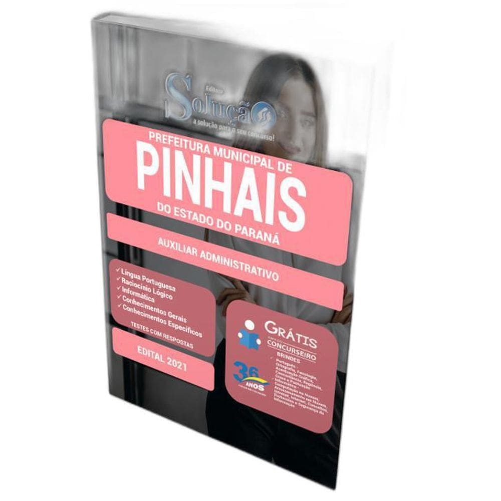 Apostila Prefeitura Pinhais Pr - Auxiliar Administrativo