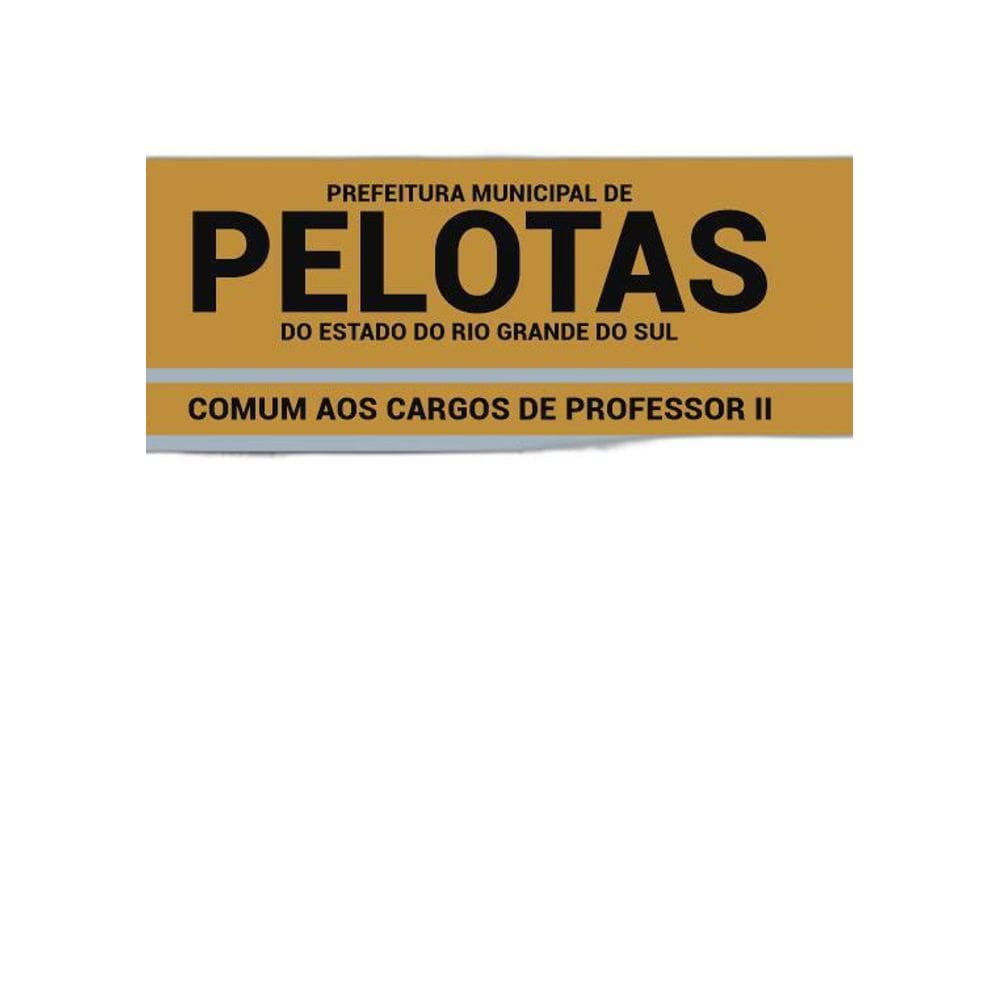 Apostila Pref Pelotas-Rs 2019 Professor II